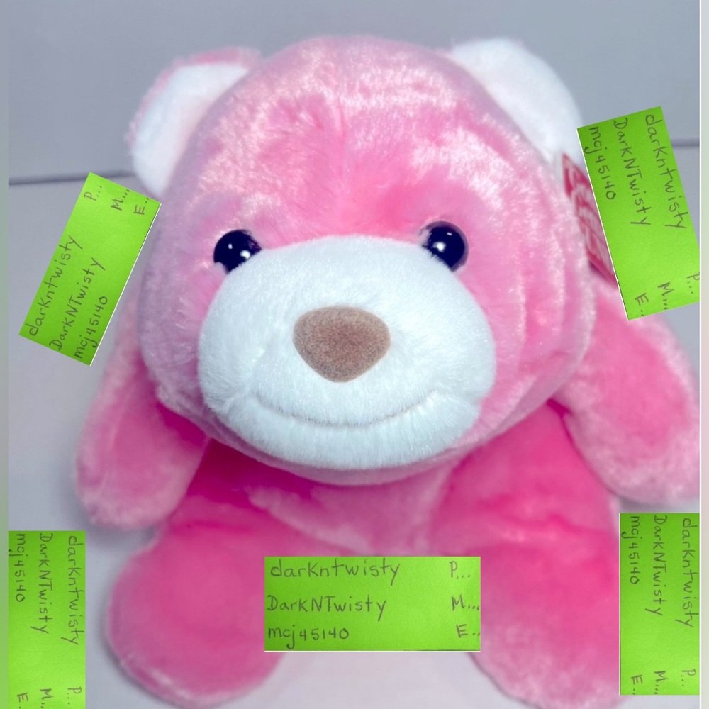 BNWT GUND SNUFFLES Adorable Bright Pink NEVER THRIFTED - Picture 2 of 14